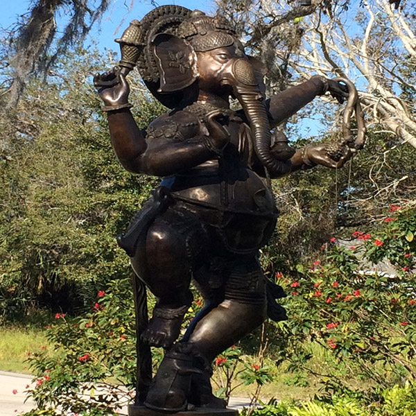 ganesha statue in forest